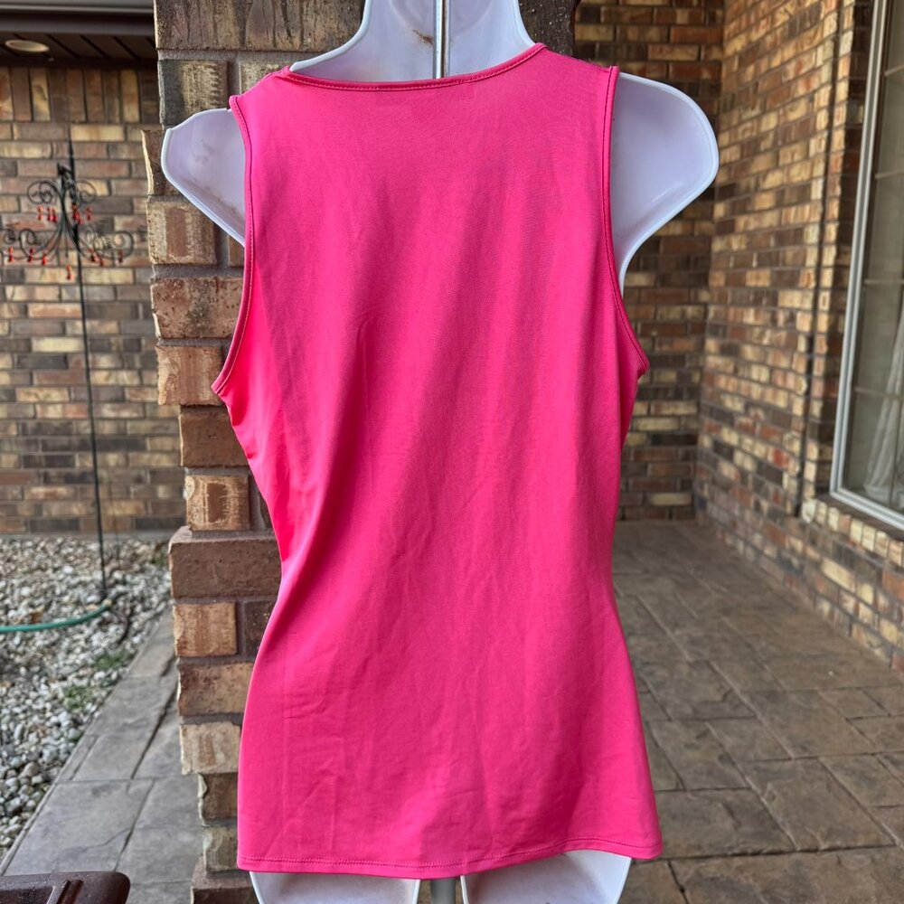 Boston Proper bright pink blouse; Small - Picture 6 of 12